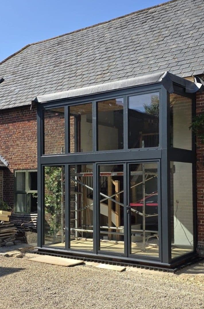Willow Barn - Glass Entrance